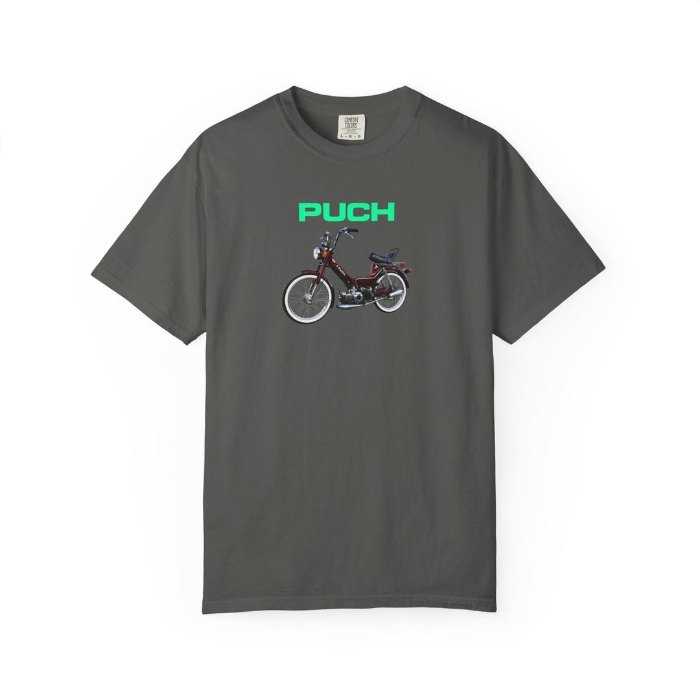 1979 Puch Maxi T-Shirt - vintage Puch Maxi moped shirt by Moped Motel