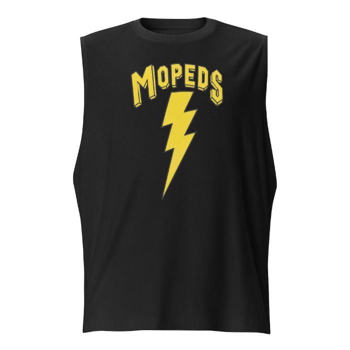 Lightning Bolt Muscle T-Shirt - vintage moped tank top by Moped Motel