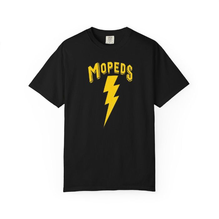Lightning Bolt T-Shirt (Upgraded) - vintage moped shirt by Moped Motel