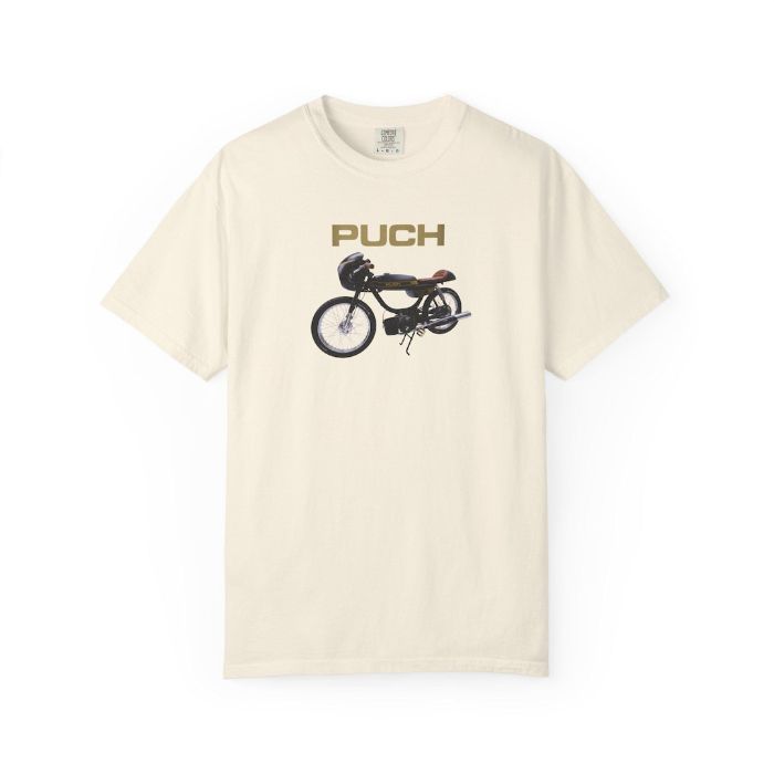 Magnum Illustration T-Shirt - vintage Puch Magnum moped shirt by Moped Motel