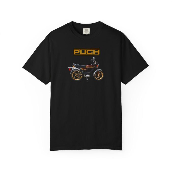 Magnum UPS Tribute T-Shirt - vintage Puch Magnum moped shirt by Moped Motel