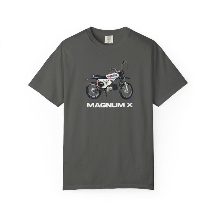 Magnum X Back Print T-Shirt - vintage Puch Magnum moped shirt by Moped Motel