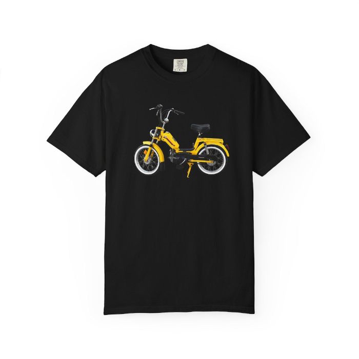 Motron Full Graphic T-Shirt - vintage Motron moped shirt by Moped Motel