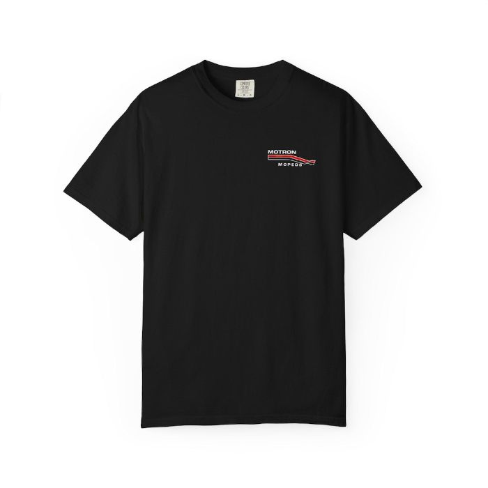 Motron Tribute T-Shirt - vintage Motron moped shirt by Moped Motel