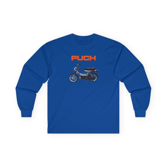 Puch AD Astro Long Sleeve - vintage moped long sleeve t-shirt by Moped Motel
