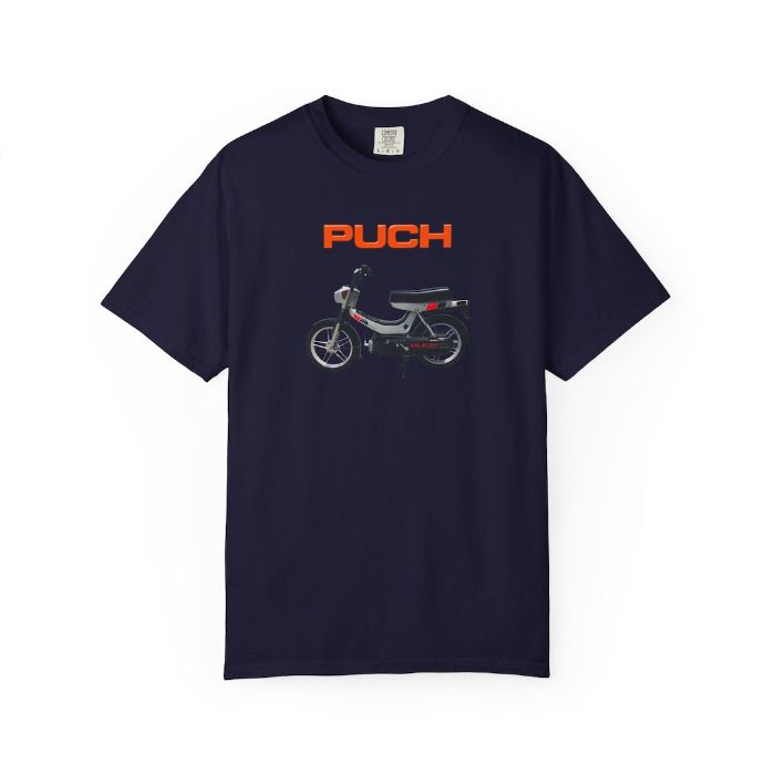 Puch AD Astro T-Shirt - vintage Puch Austro-Daimler moped shirt by Moped Motel