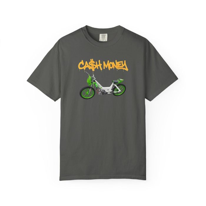 Puch Blaster Cash Money T-Shirt - vintage Puch moped shirt by Moped Motel