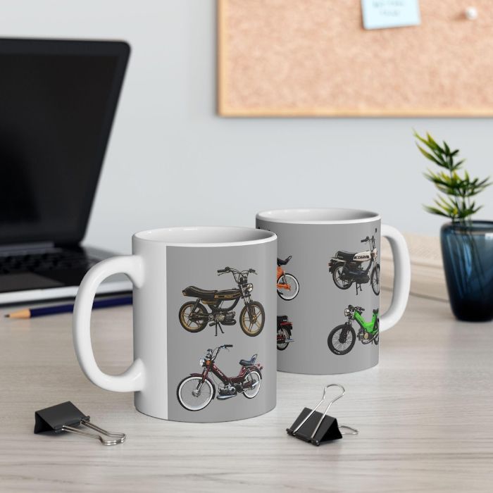 Puch Moped Mug - vintage moped mug by Moped Motel
