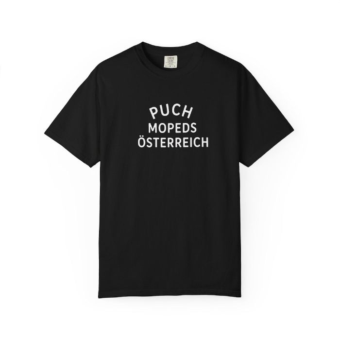Puch Osterreich T-Shirt - vintage Puch moped shirt by Moped Motel