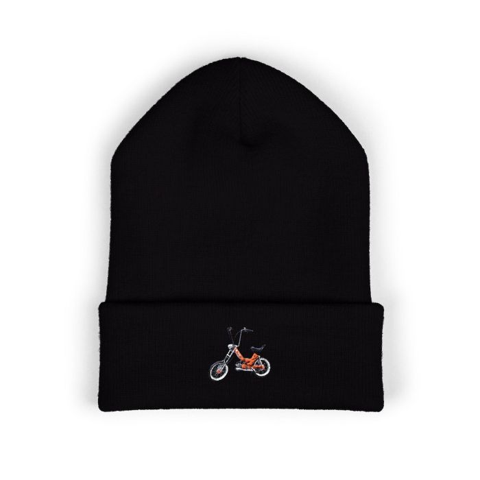 Tangerine Dream Beanie - vintage moped beanie by Moped Motel
