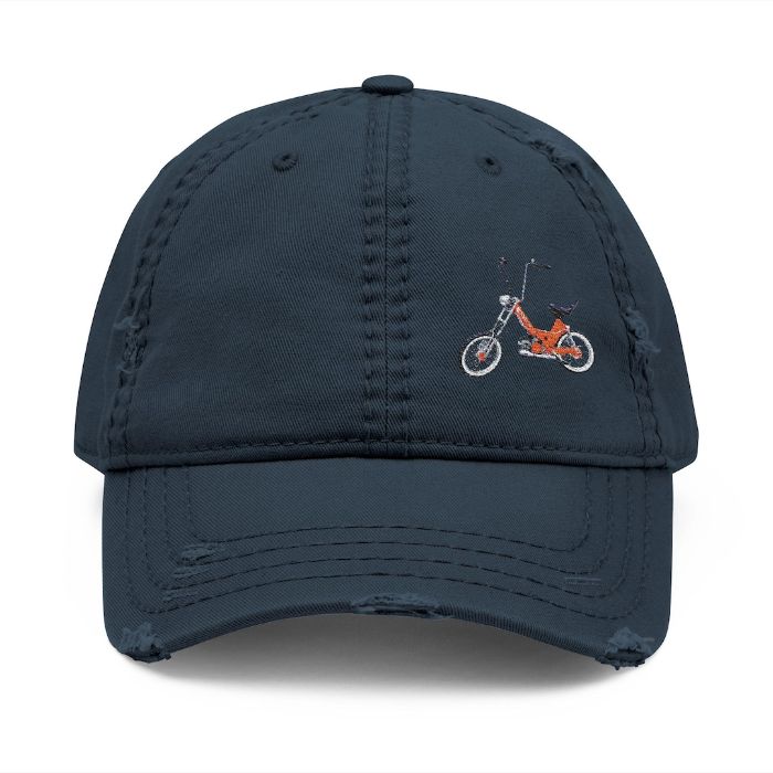 Tangerine Dream Dad Hat (V2) - vintage moped hat by Moped Motel