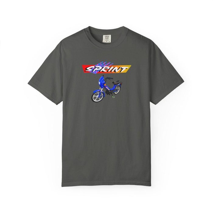 Tomos Sprint T-Shirt - vintage Tomos Sprint moped shirt by Moped Motel
