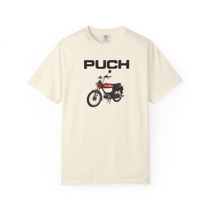 Vintage Cobra T-Shirt - vintage Puch Cobra moped shirt by Moped Motel