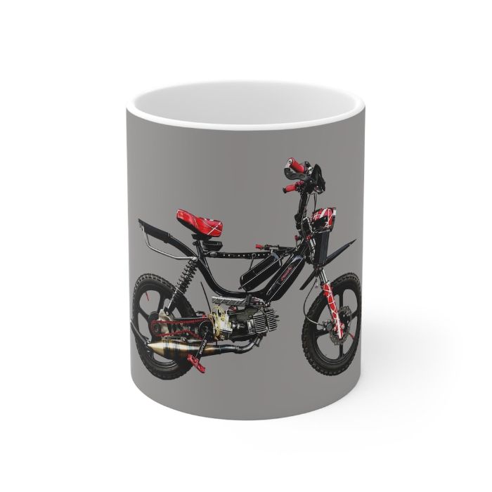 Vintage Moped Mug - vintage moped mug by Moped Motel